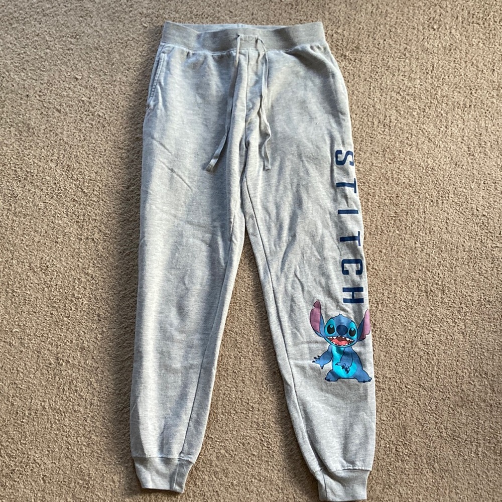 Disney Extra Small Grey Stitch Sweatpants